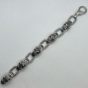 Harley Davidson Bracelet 8” Men or Female Skull